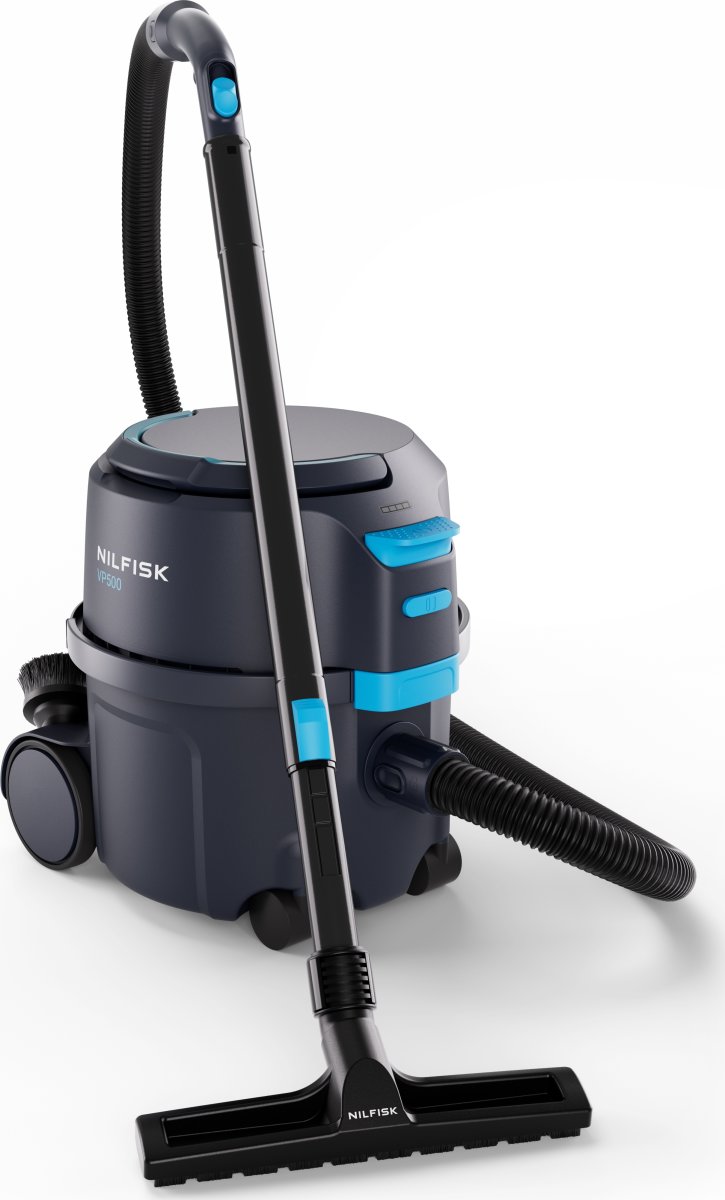 Nilfisk VP500 BP 6 Ah, HEPA, Batteri Sort