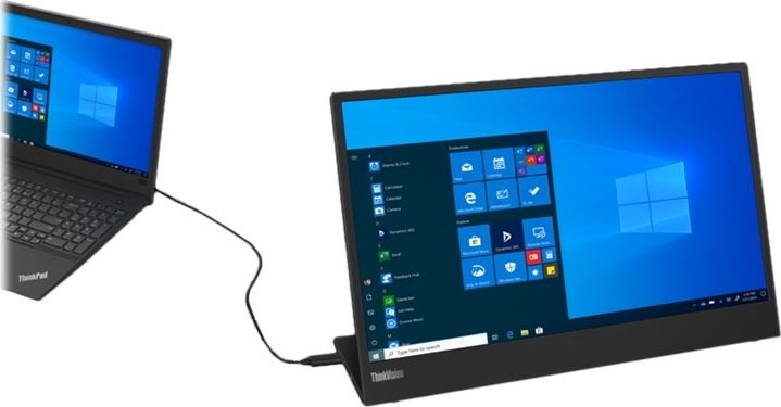 Lenovo ThinkVision M15 transportabel 15,6" skærm