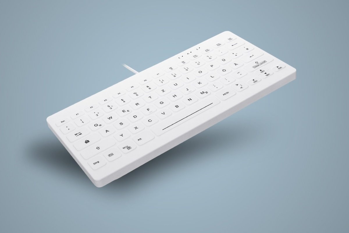 Contour Active Key - Hygiene Tastatur, sort, smal