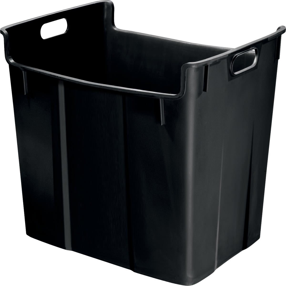 Leitz Basko Papirkurv | 40 liter | Sort