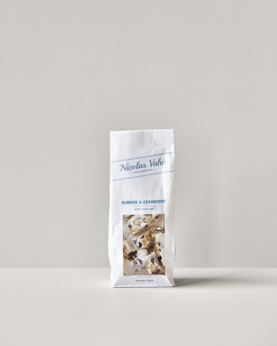 Nicolas Vahé Soft Nougat m. mandel & tranebær 150g