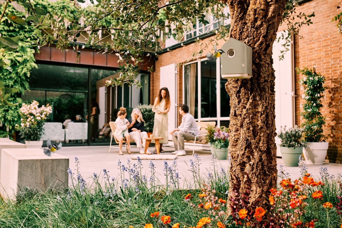 Elho Cosy Fuglehus, 18 cm, mushroom beige