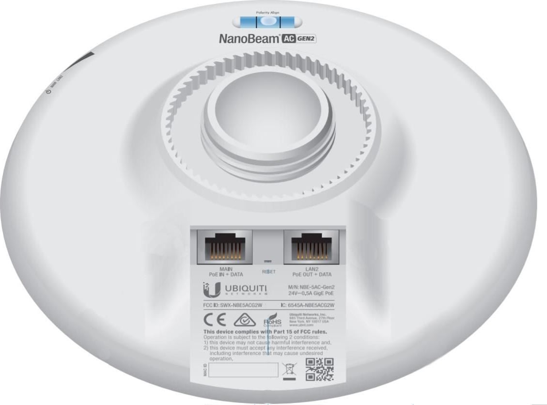 Ubiquiti airMAX, NanoBeam ac Gen2, 5 GHz