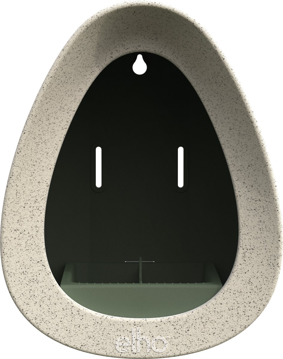 Elho Essential Fuglefoderhus, 18 cm, fibrous grey