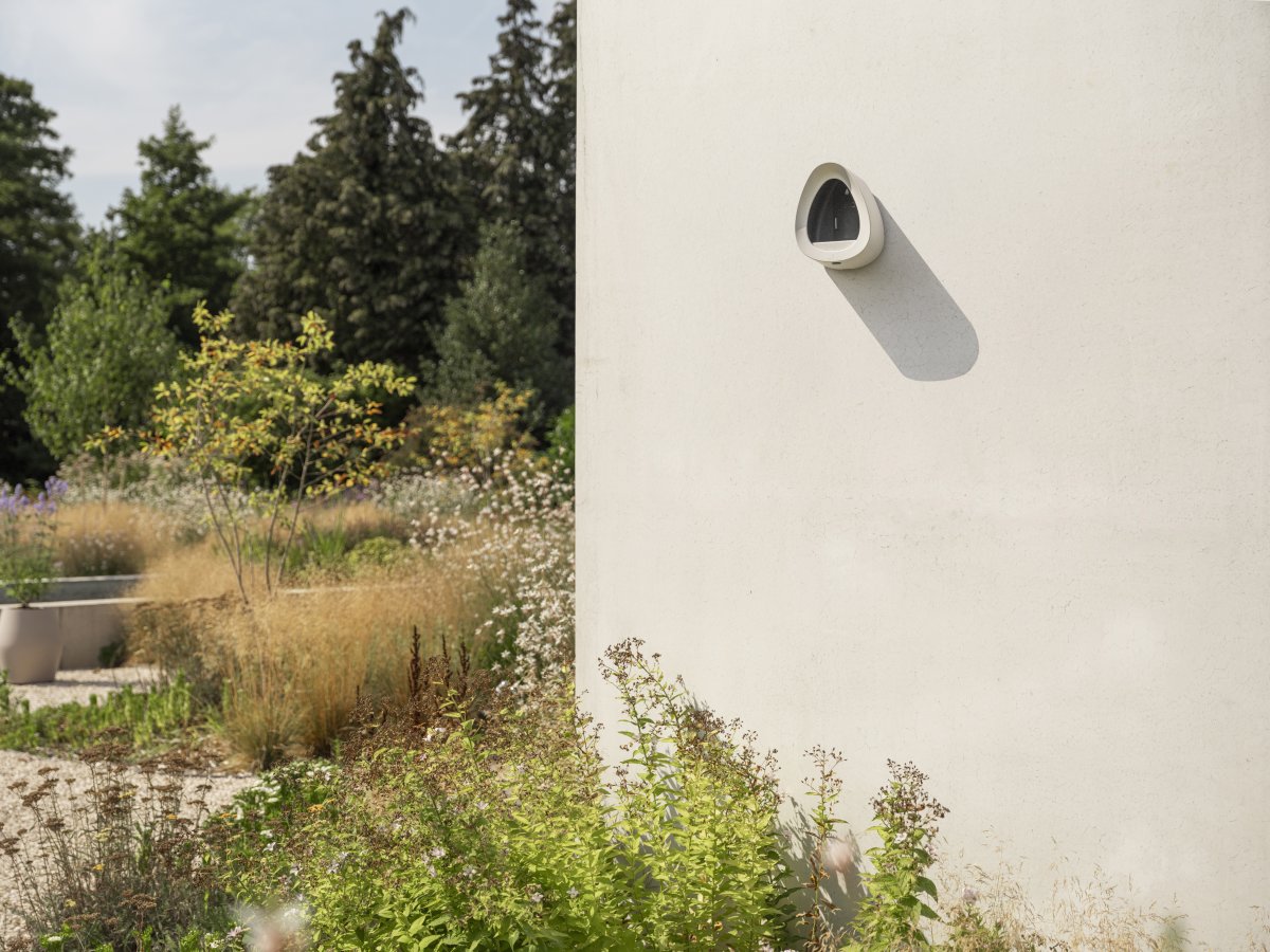 Elho Essential Fuglefoderhus, 18 cm, fibrous grey