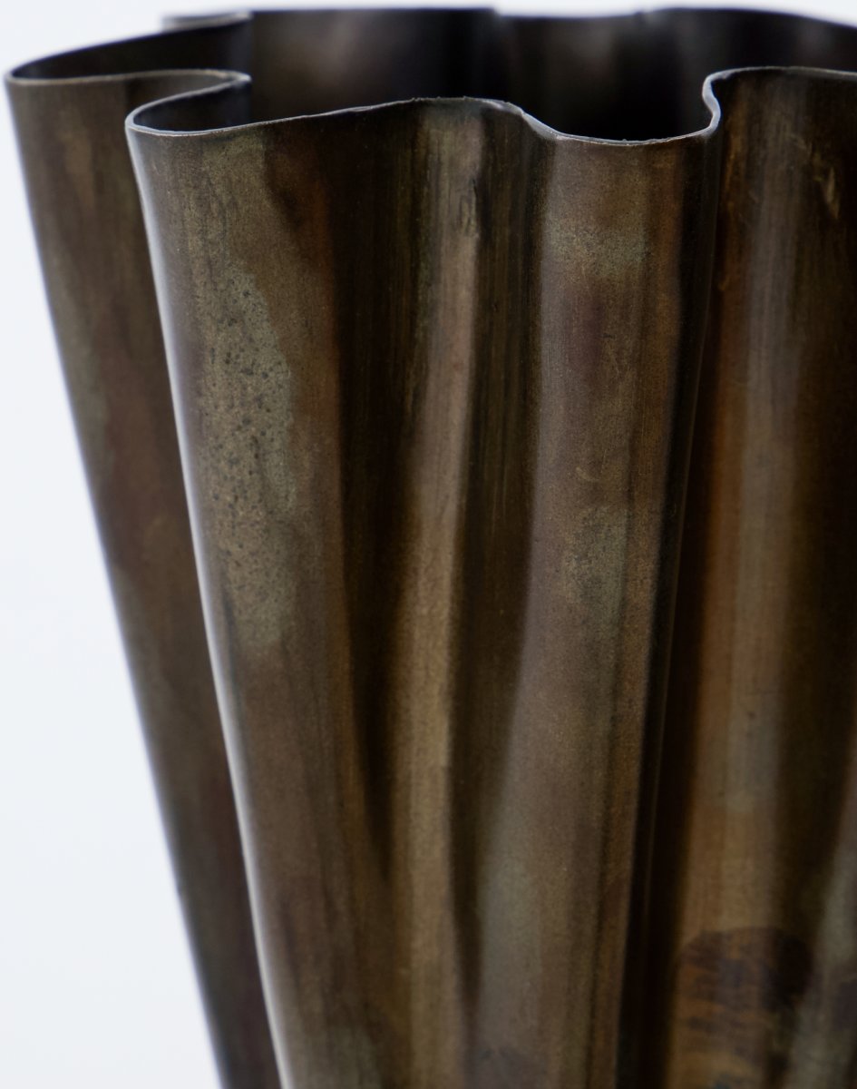 House Doctor Flood Vase H13 cm, antik brun