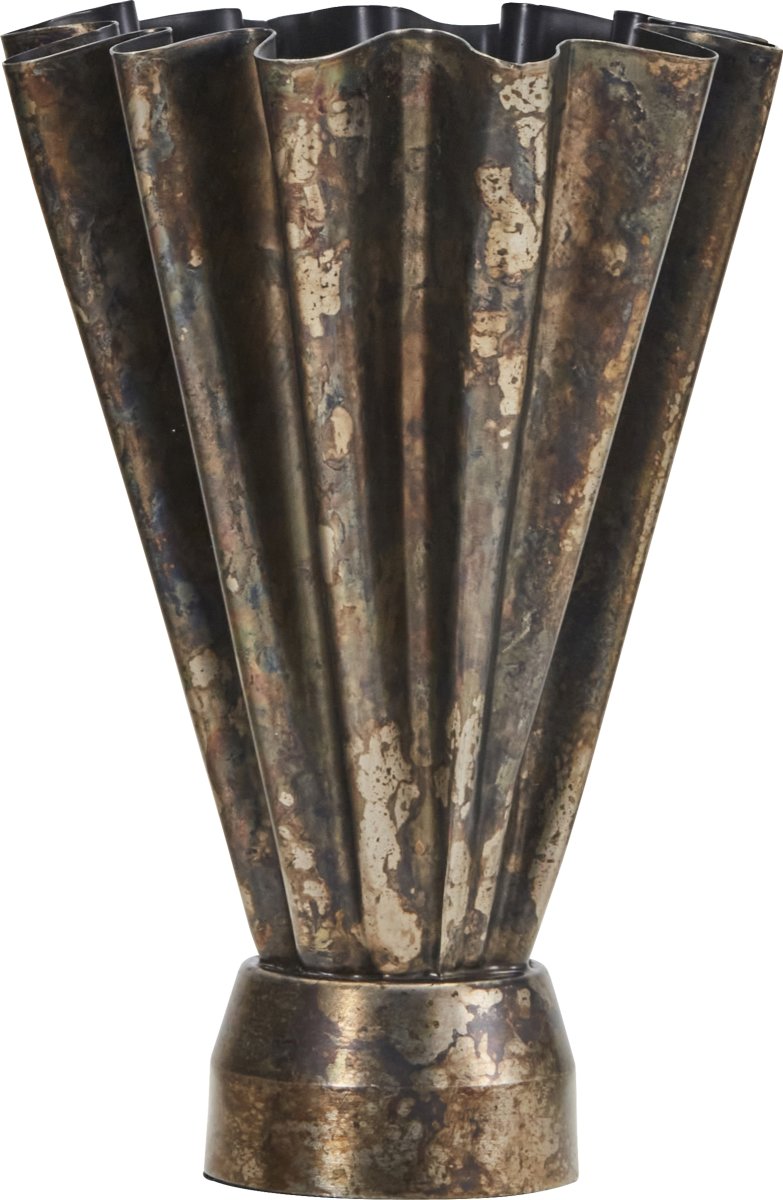 House Doctor Flood Vase H33 cm, antik brun