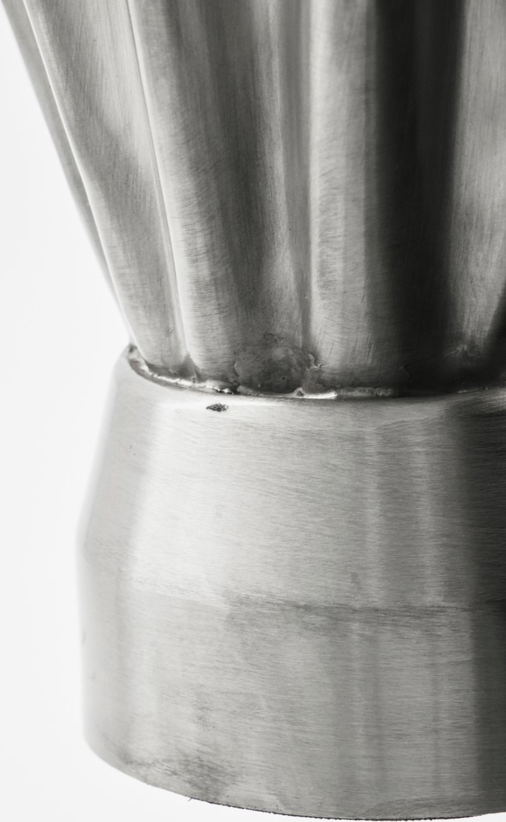 House Doctor Flood Vase H33cm, børstet sølvfinish