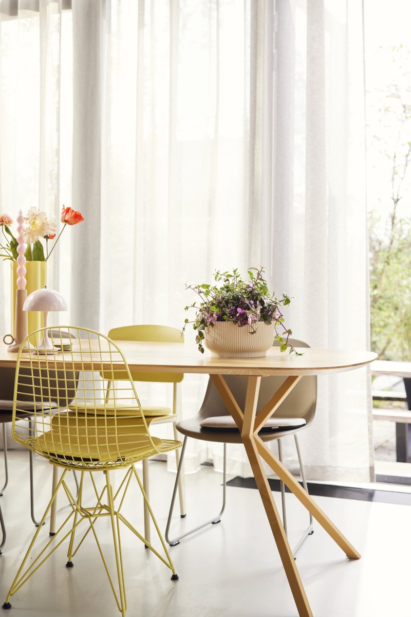 Elho Vibes Bowl Blomsterkrukke, 25 cm, linen white