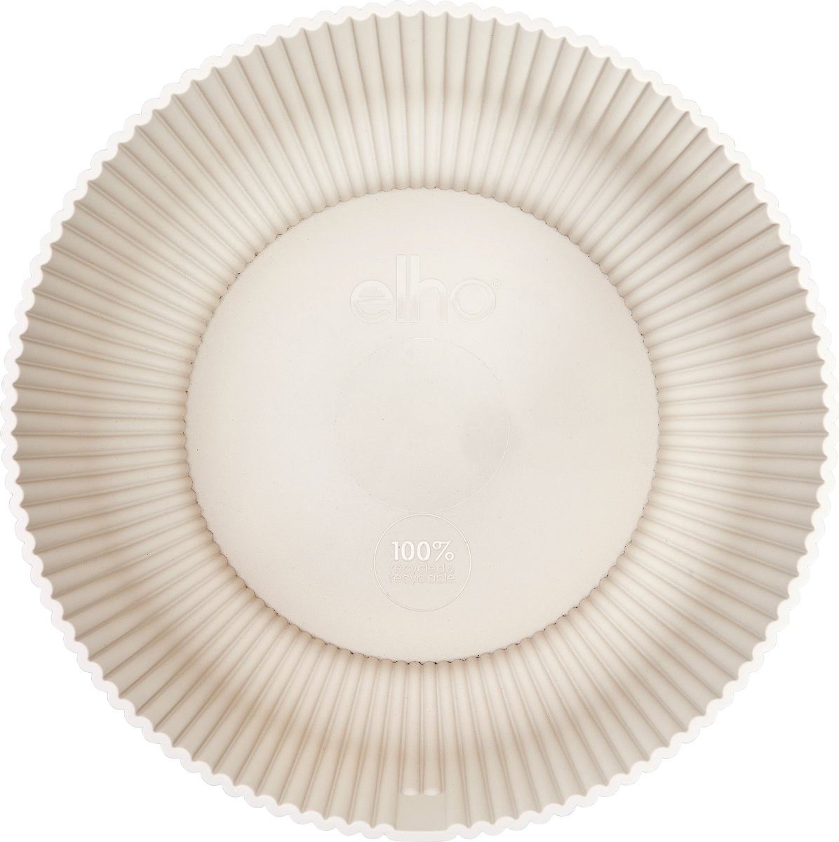 Elho Vibes Bowl Blomsterkrukke, 25 cm, linen white