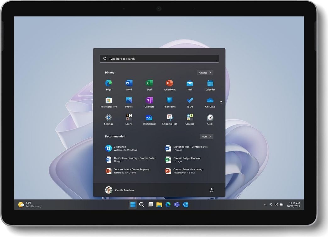 Microsoft Surface Go 4 Tablet, 128 Gb, 10,5"