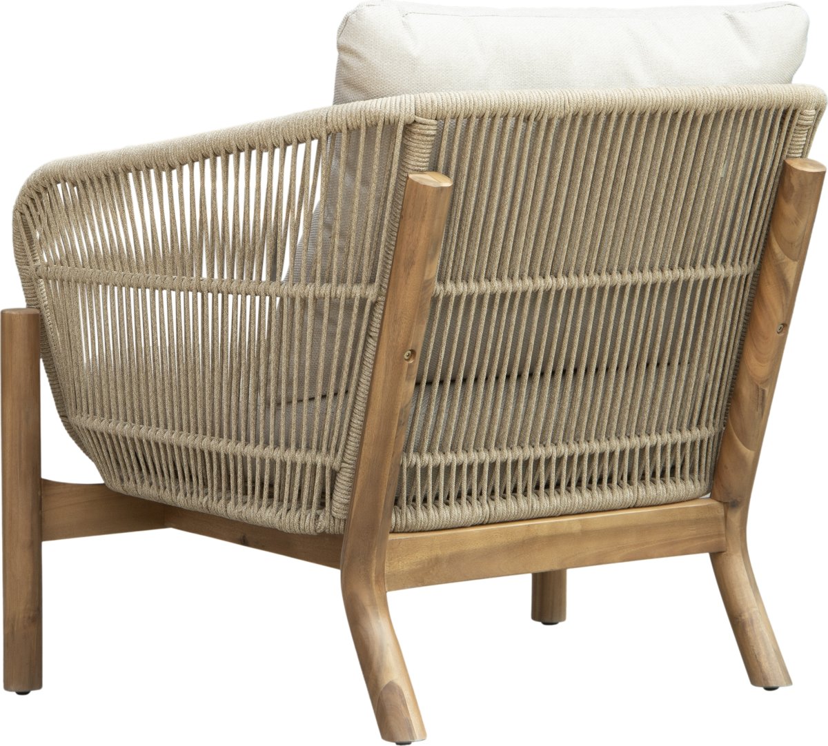 Bali Loungesæt 4 pers. med hynder, akacietræ/natur