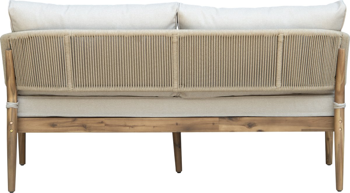 Fiji Loungesæt 4 pers. med hynder, akacietræ/natur