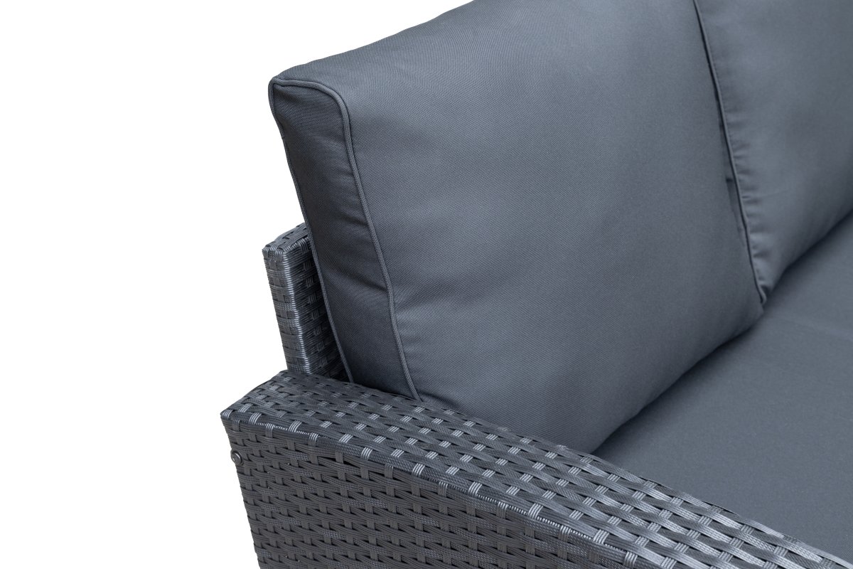 OUTDOOR hjørnesofa / loungesæt, Sort