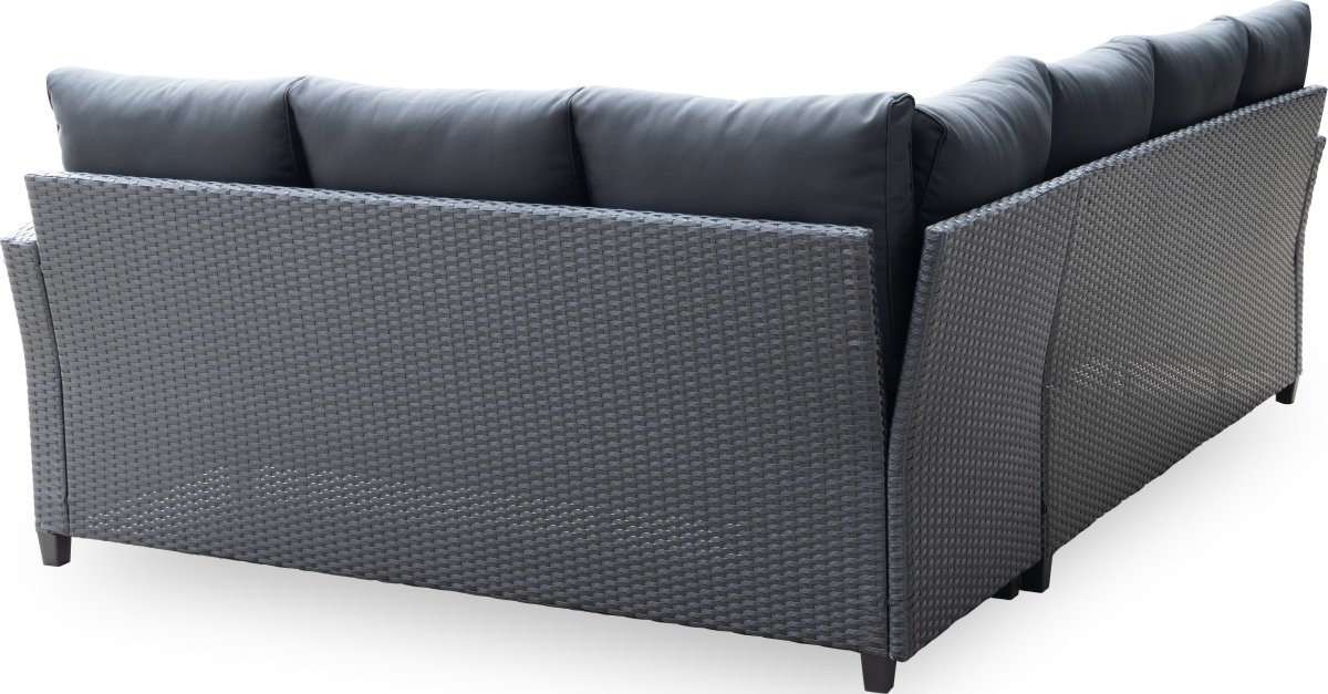 OUTDOOR hjørnesofa / loungesæt, Sort