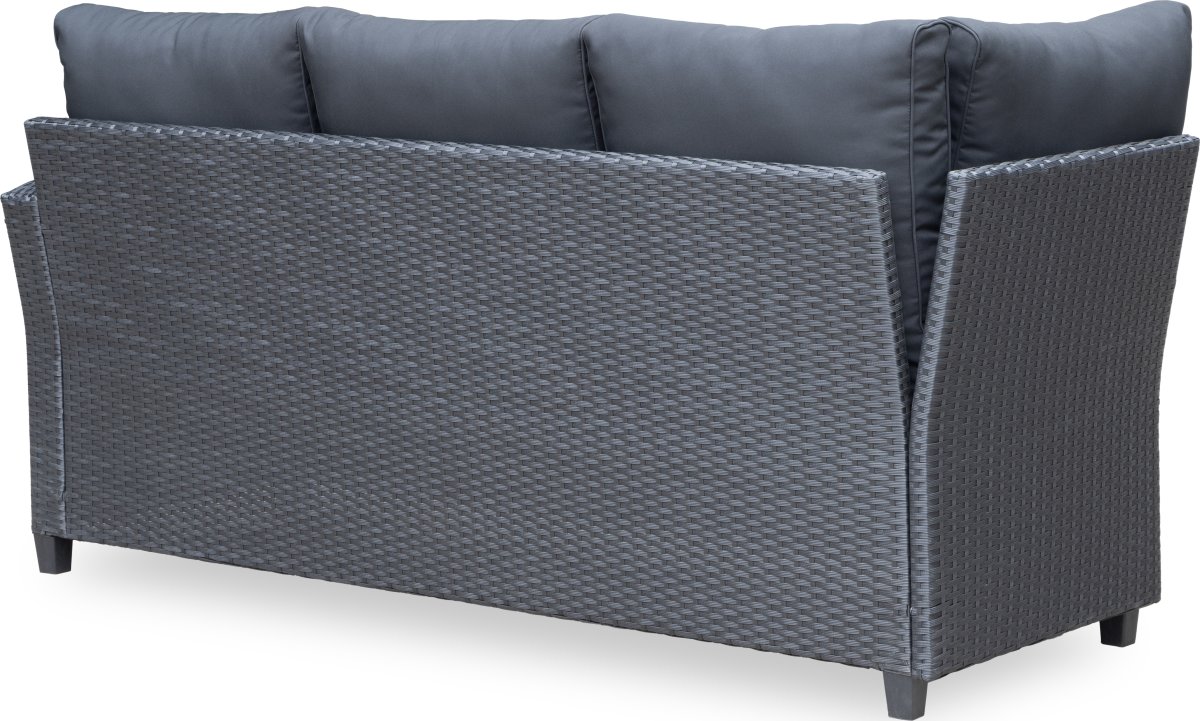 OUTDOOR hjørnesofa / loungesæt, Sort