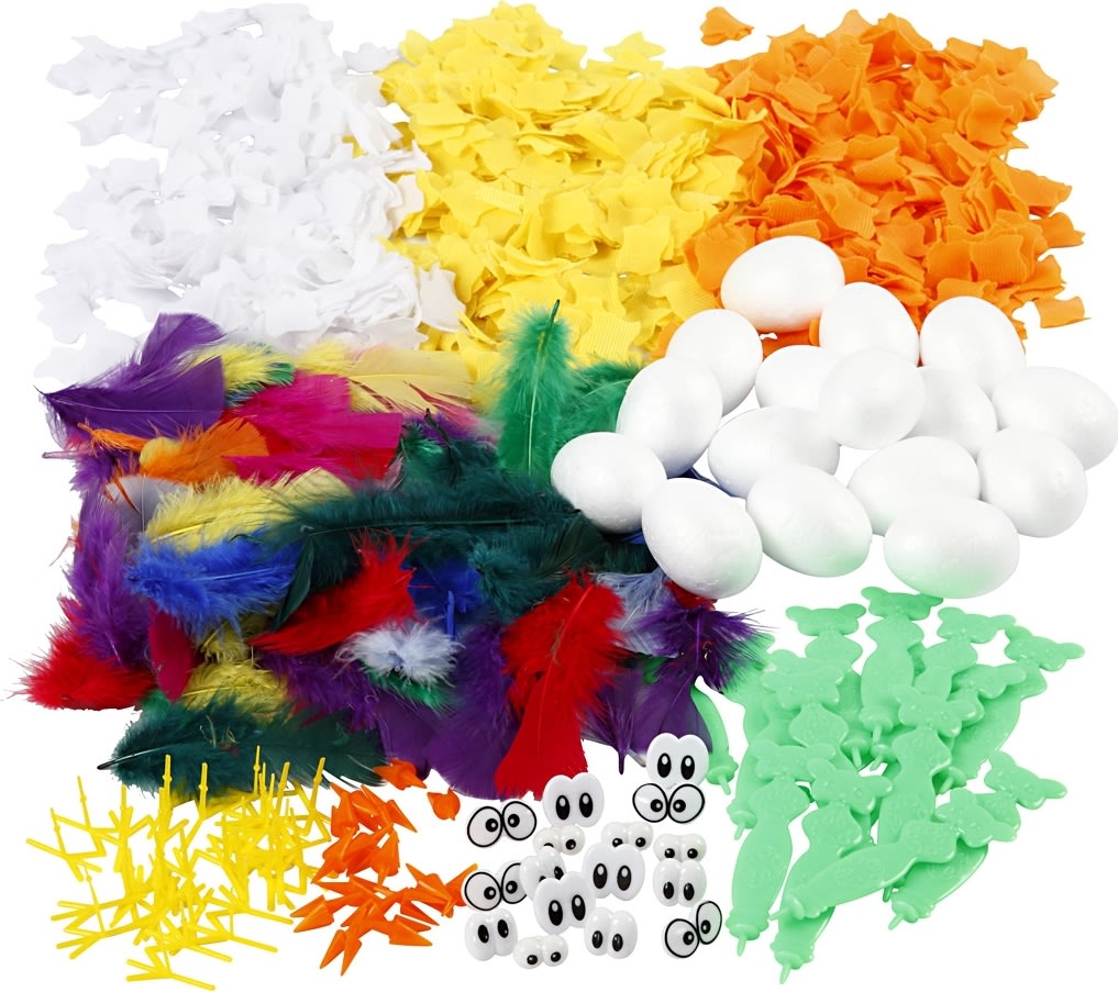 DIY Materialesæt til kyllinger | 16 stk.