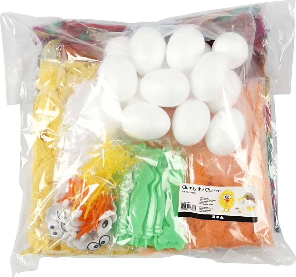 DIY Materialesæt til kyllinger | 16 stk.