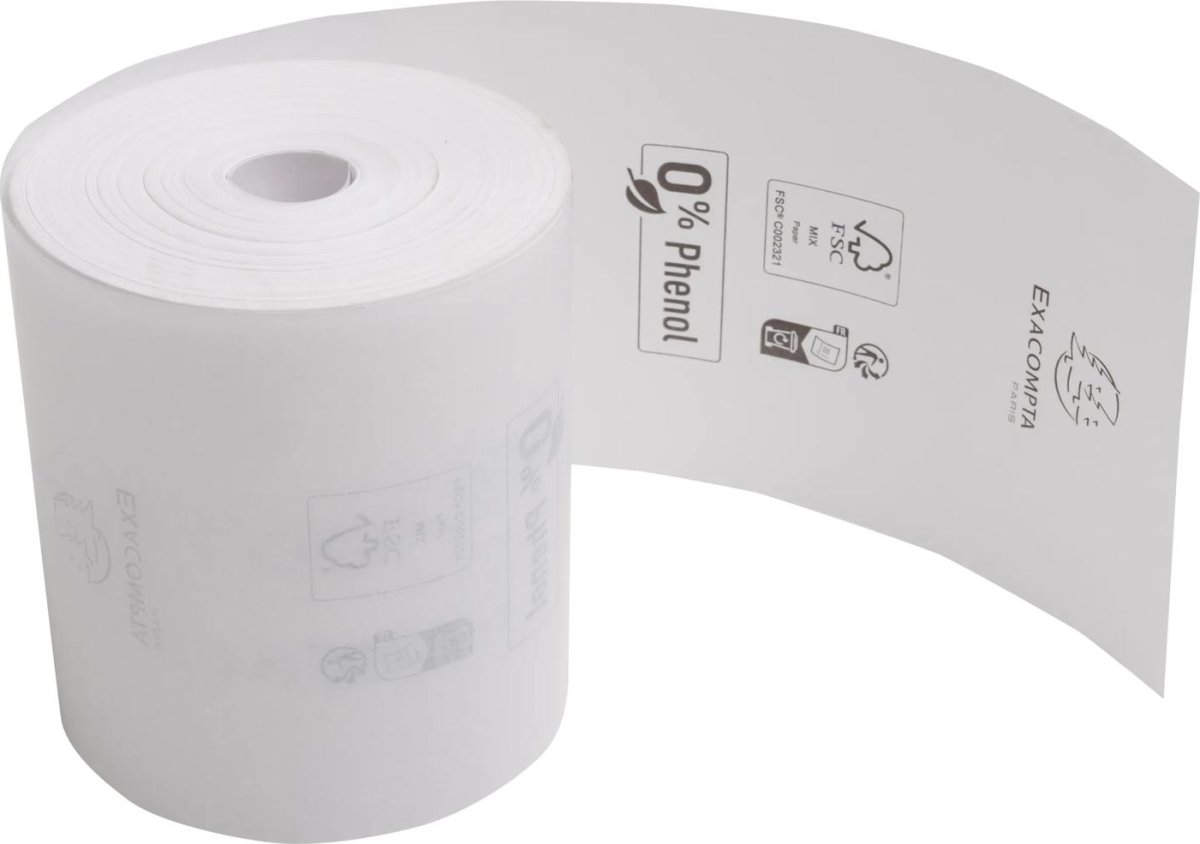 Clairefontaine Termorulle, kasseapp, 80x72mm, 10rl