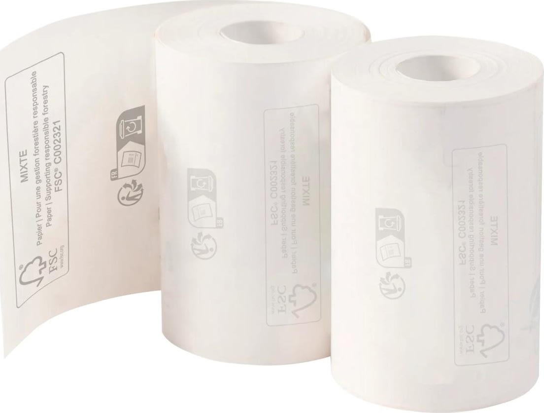 Clairefontaine Termorulle, kreditk., 57x40mm, 20rl