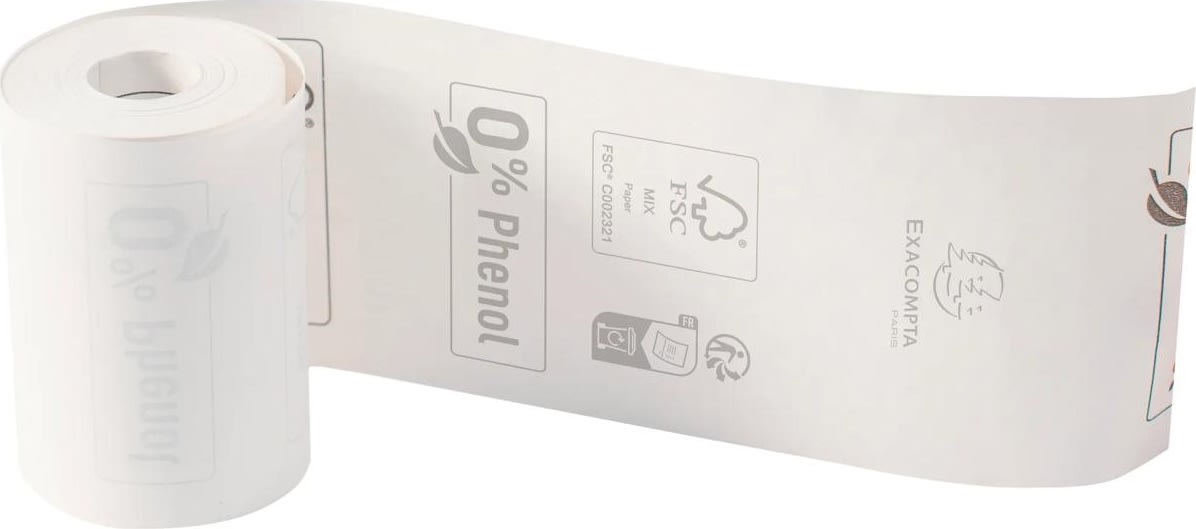 Clairefontaine Termorulle, kreditk., 57x40mm, 20rl