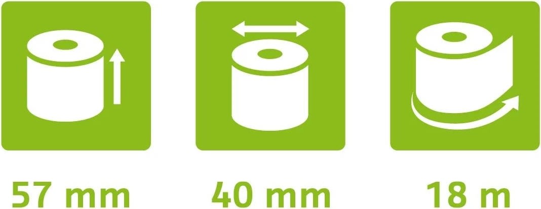 Clairefontaine Termorulle, kreditk., 57x40mm, 20rl