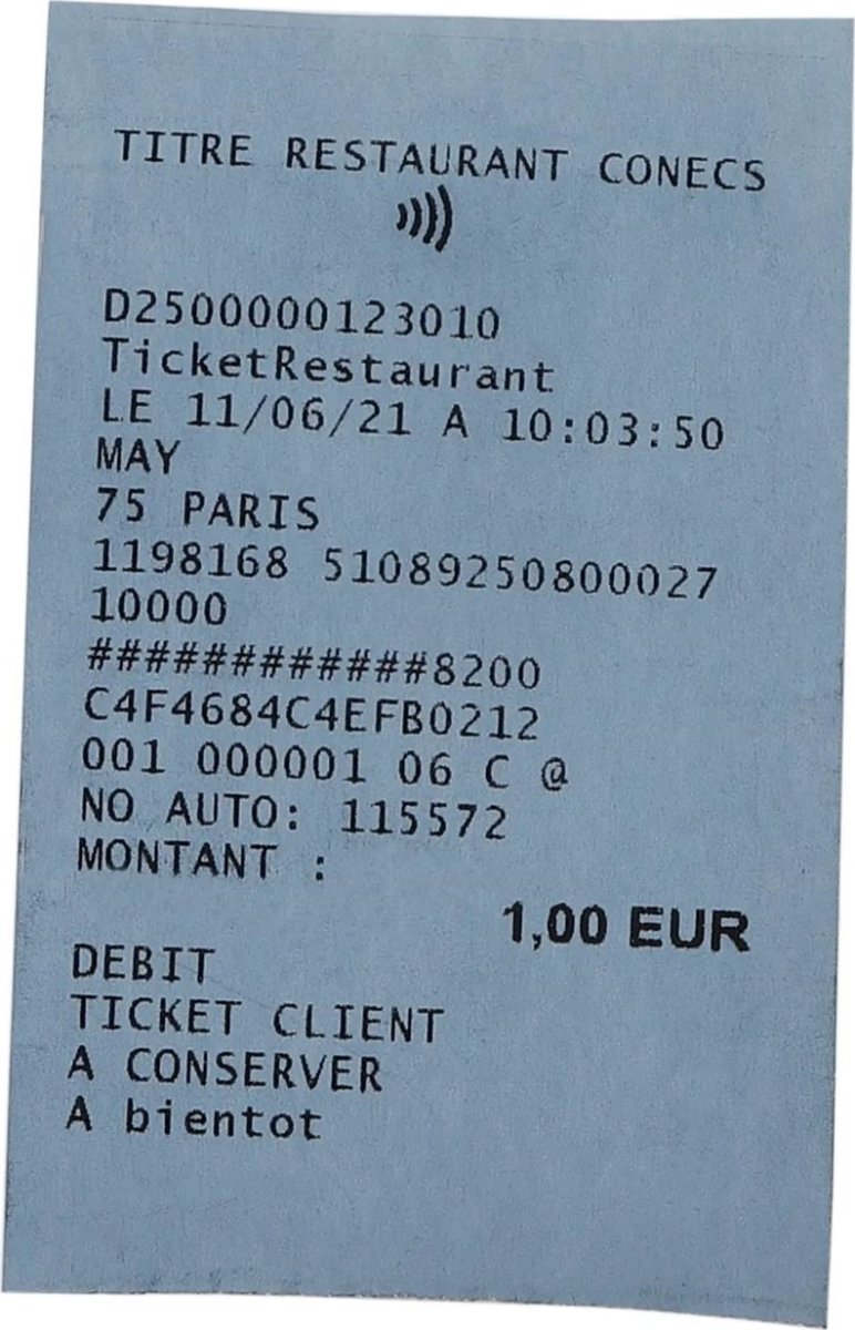 Clairefontaine Termorulle, kreditk., 57x40mm, 20rl