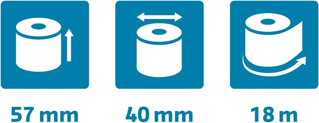 Clairefontaine Termorulle, kreditk., 57x40mm, 20rl