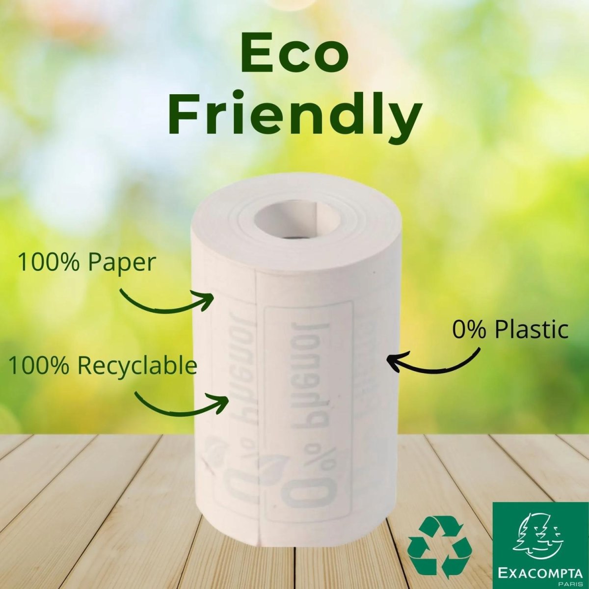 Clairefontaine Termorulle, SumUp, 57x30mm, 20rl