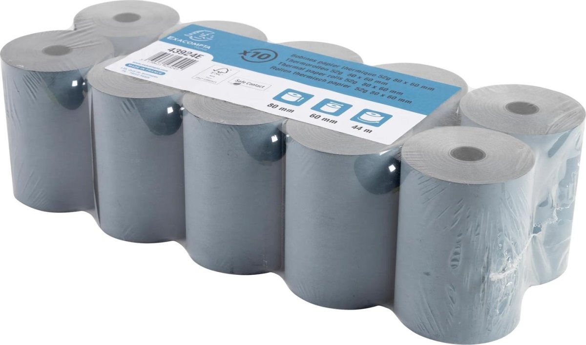 Clairefontaine Termorulle, vægt, 80x60mm, 10rl