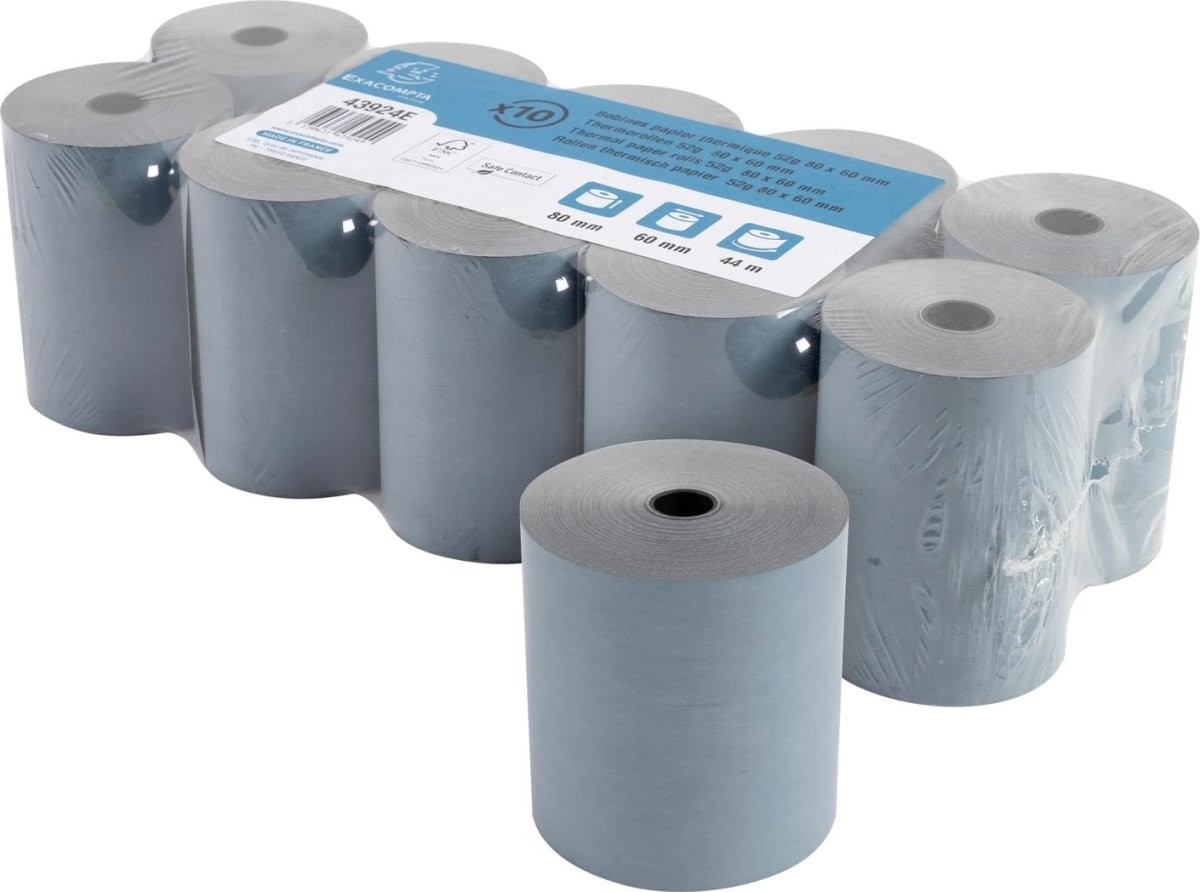 Clairefontaine Termorulle, vægt, 80x60mm, 10rl