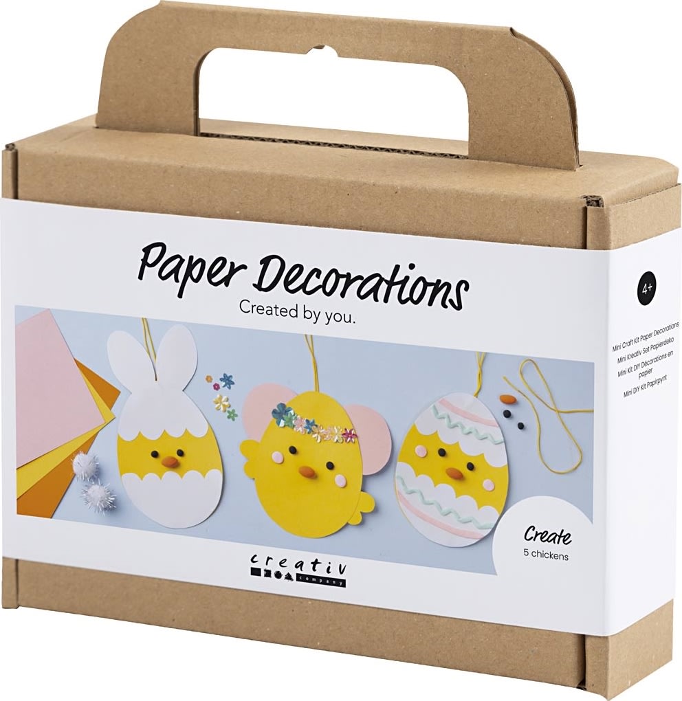 Mini DIY Kit Papirpynt | Kyllinger