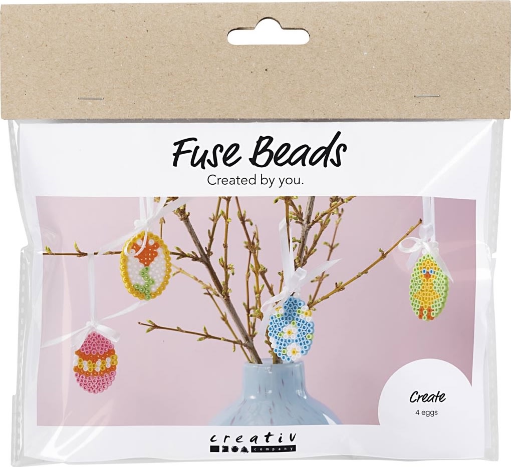 Mini DIY Kit Rørperler | Æg | Ass. Farver