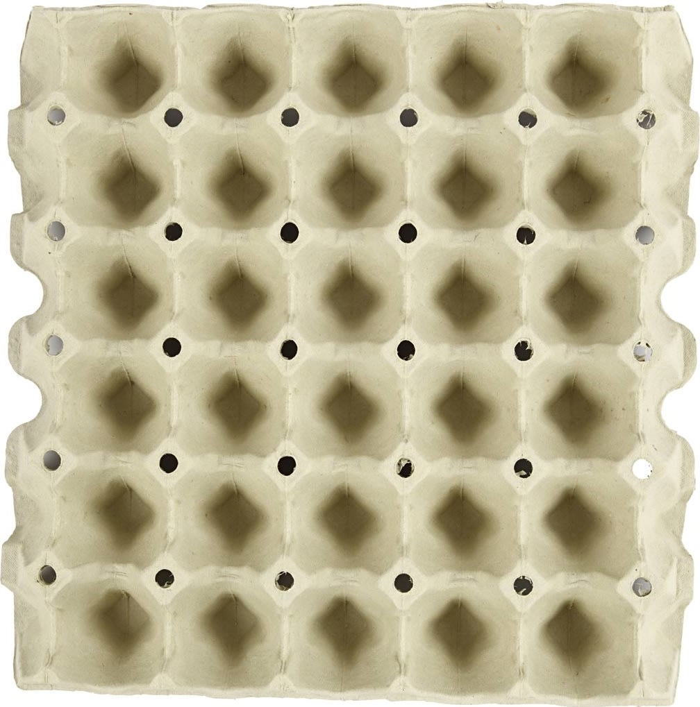 Æggebakker | H: 4 cm, str. 29x29 cm | 20 stk.