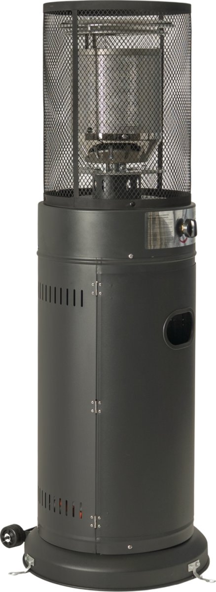 Terrassevarmer Glow, 135 cm, Mat sort