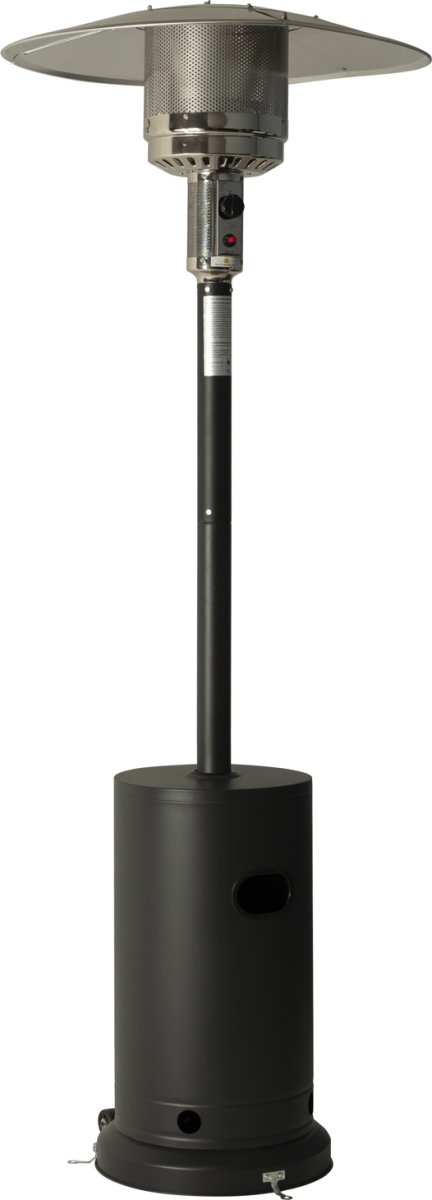 Terrassevarmer Lux, 221 cm, Mat sort