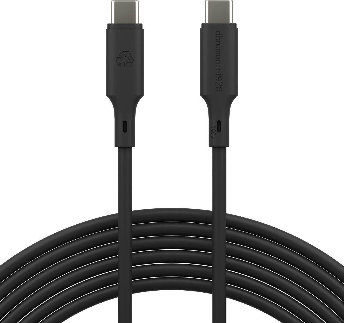 DBRAMANTE USB-C Kabel, 3m, 100W - Sort