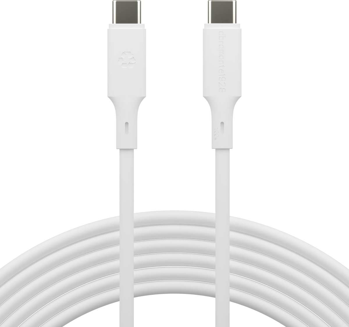 DBRAMANTE USB-C Kabel, 3m, 100W - Hvid