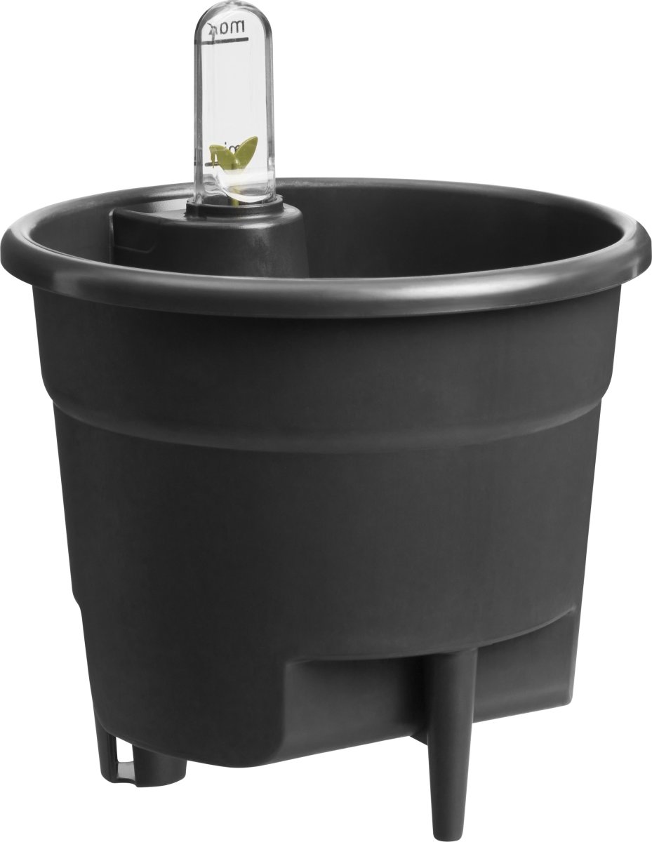 Elho Selvvandingsindsats til krukker, sort, 13 cm