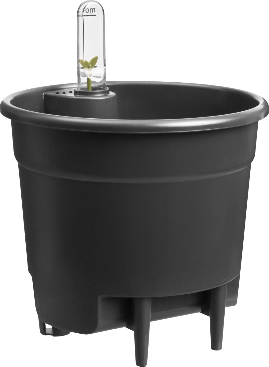 Elho Selvvandingsindsats til krukker, sort, 21 cm