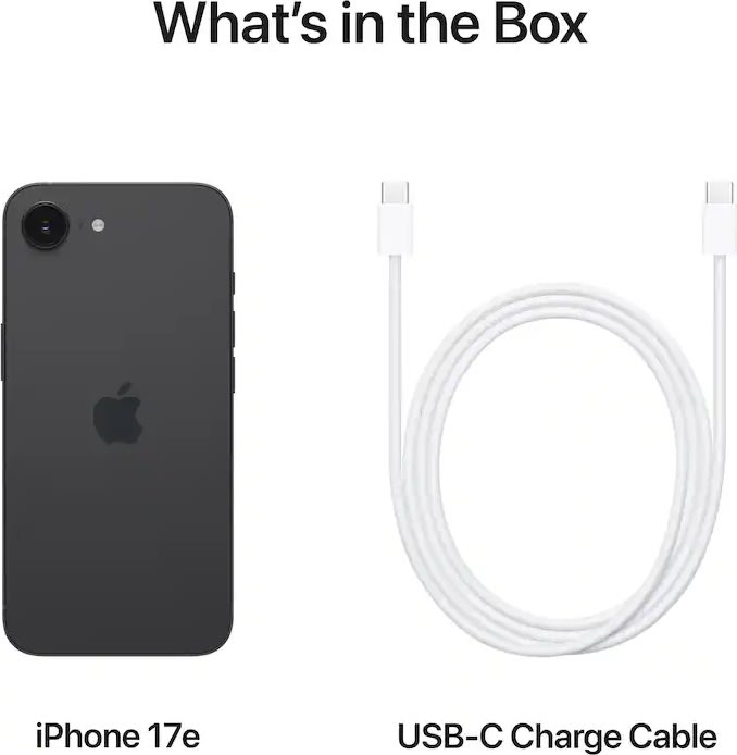 Apple iPhone 17e, 256GB, sort