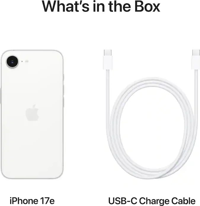 Apple iPhone 17e, 512GB, hvid