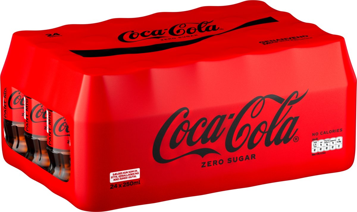 Coca Cola Zero, flaske 25 cl