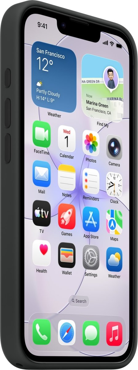 Apple silikone MagSafe cover til iPhone 17e, sort