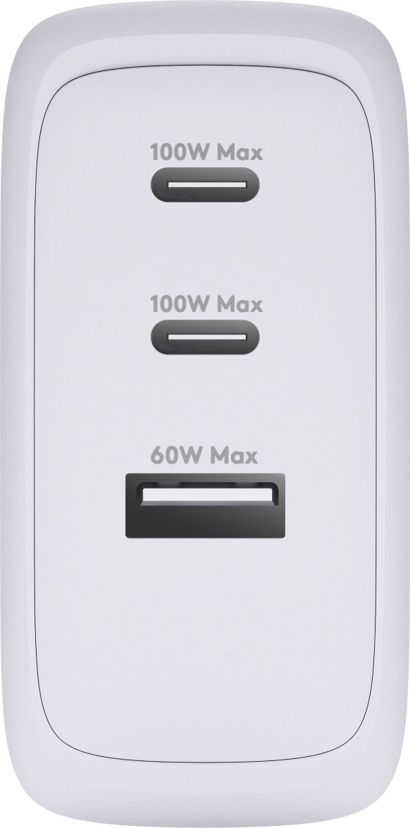 DBRAMANTE Vægoplader, 2xUSB-C 100W + 1xUS