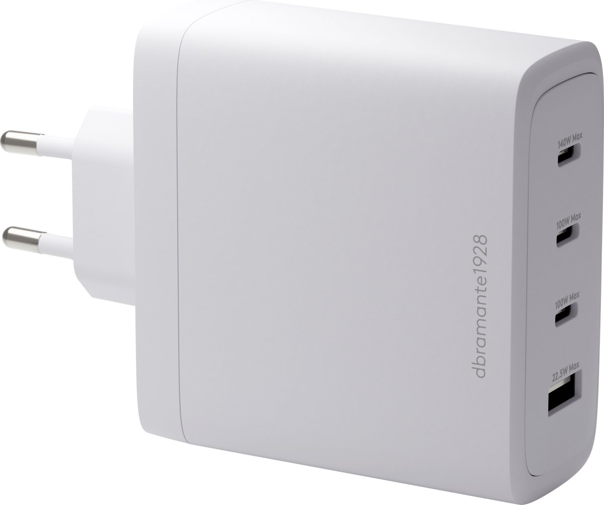 DBRAMANTE1928 Vægoplader - 3xUSB-C 140W + 1xUSB-A