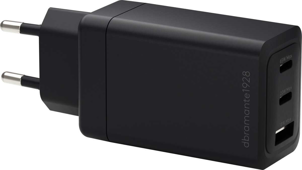 DBRAMANTE1928 Vægoplader, 2xUSB-C 65W + 1xUSB