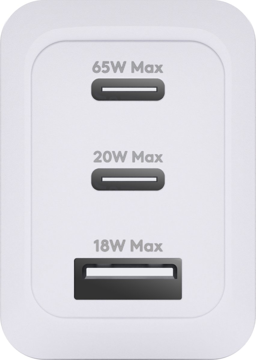 DBRAMANTE1928 Vægoplader, 2xUSB-C 65W + 1xUSB