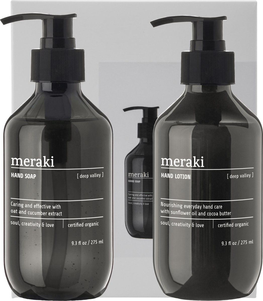 Meraki Gaveæske Håndsæbe og Lotion, Deep Valley