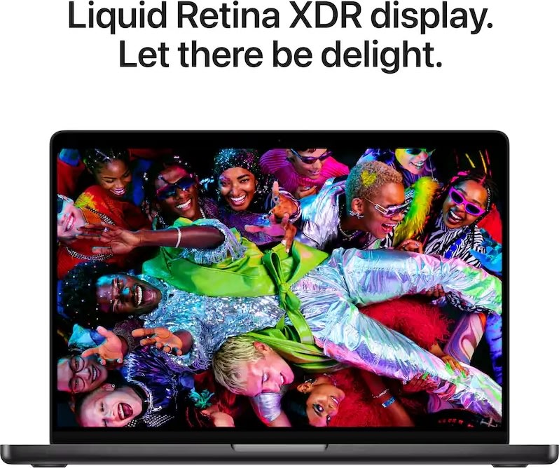 Apple MacBook Pro M5 Max 14", 36GB, 2TB SSD, sort